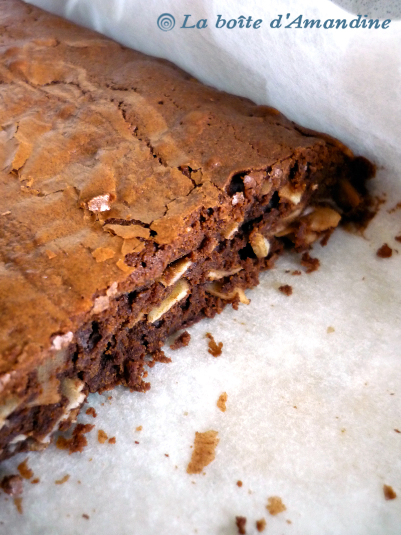 photo de Brownie amandes effilées