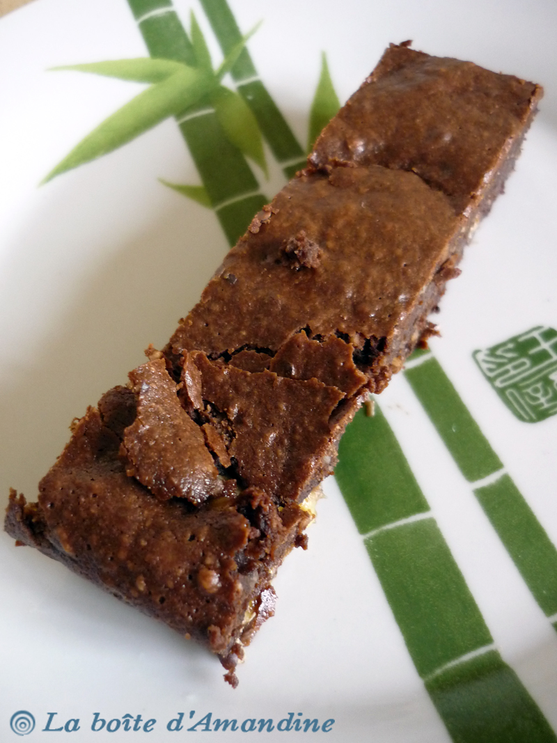 photo de Brownie noisettes banane