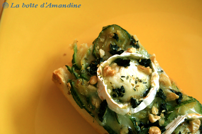 photo de Bruschetta courgette chèvre