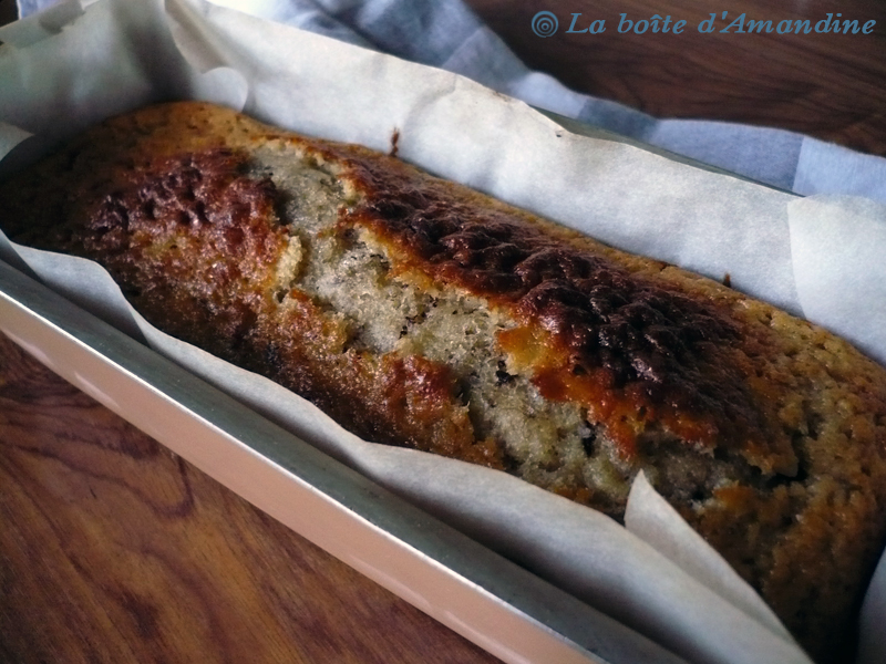 photo de Cake banane chocolat