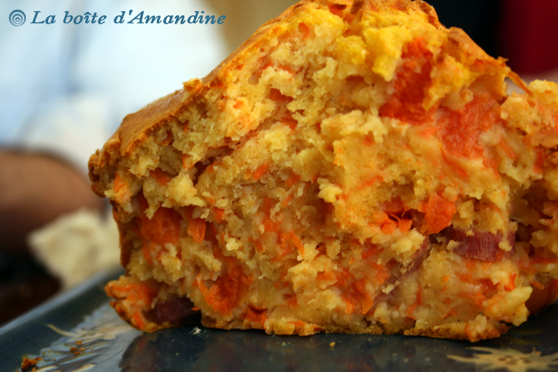 photo de Cake  courge lardons