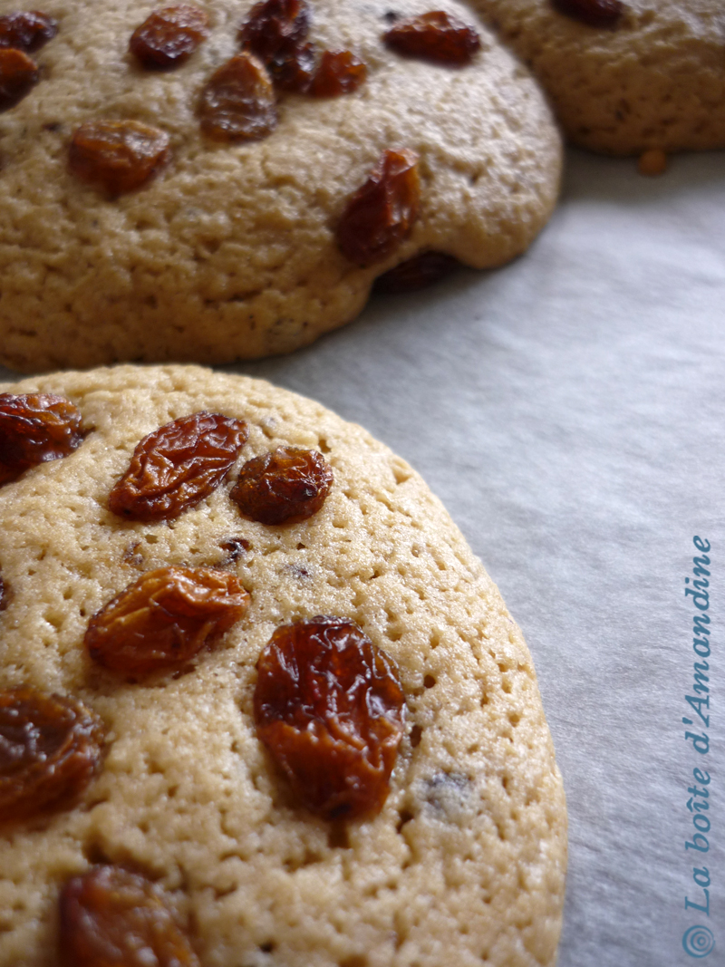 photo de Cookies café raisins secs