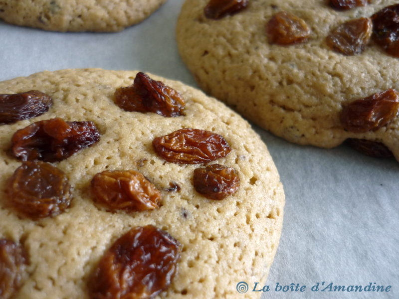 photo de Cookies café raisins secs