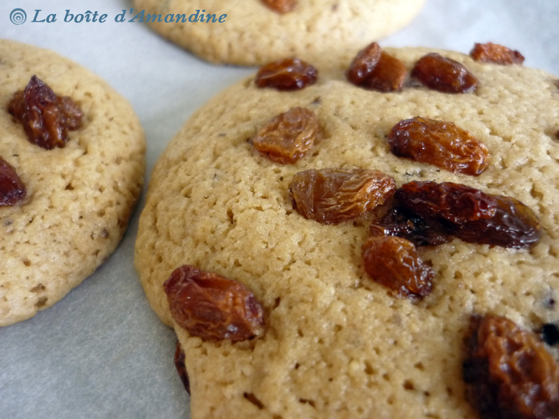 photo de Cookies café raisins secs