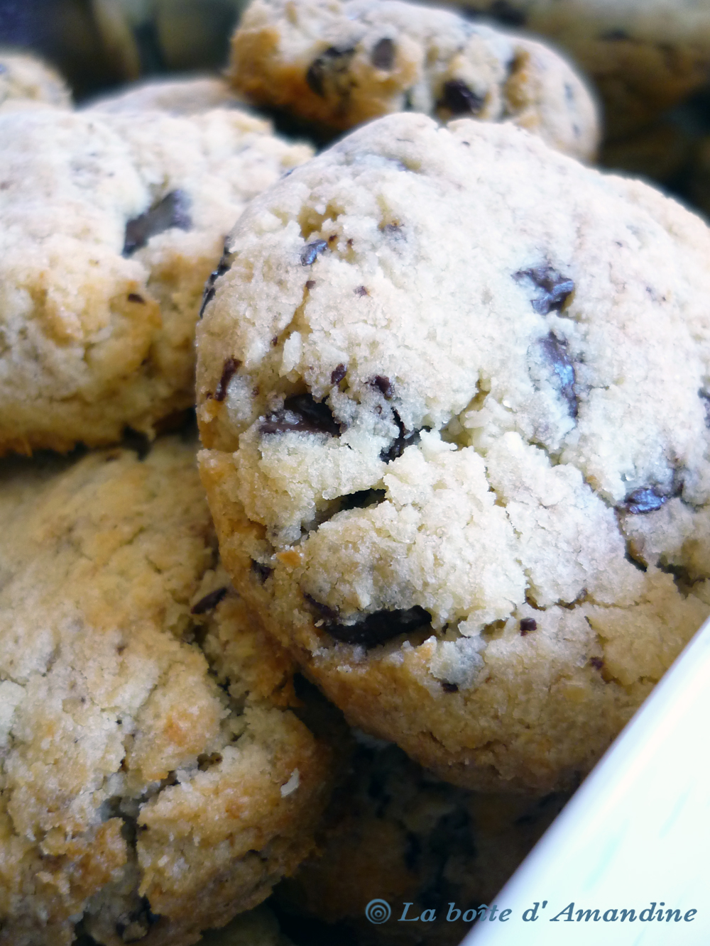 photo de Cookies coco pépites de chocolat