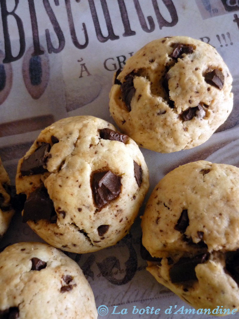 photo de Cookies coco chocolat