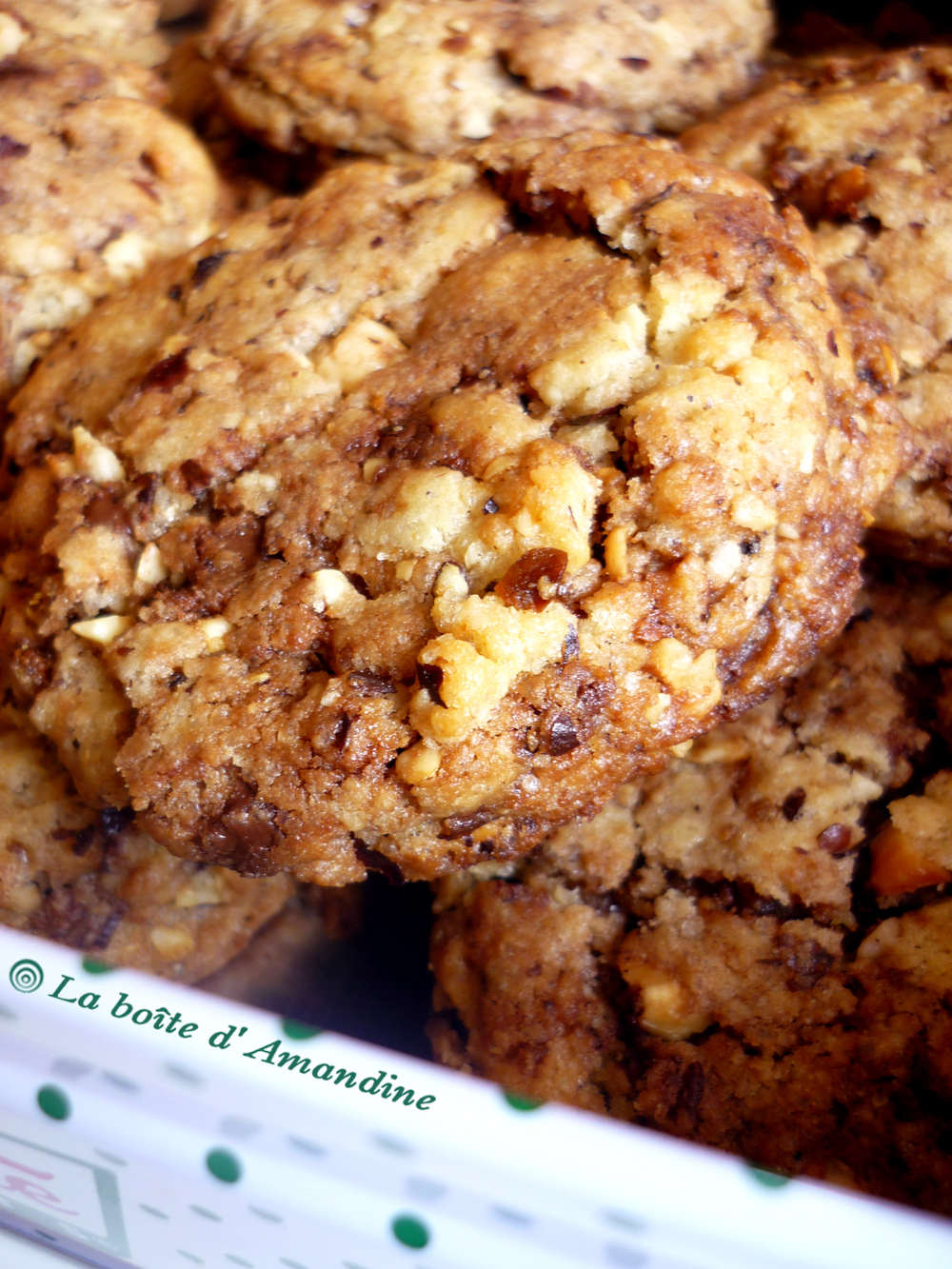 photo de Cookies choco noisettes