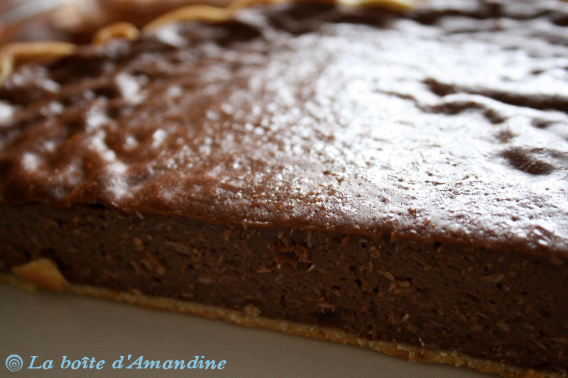 photo de Flan chocolat noix de coco