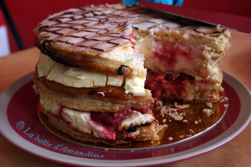 photo de Millefeuille aux framboises