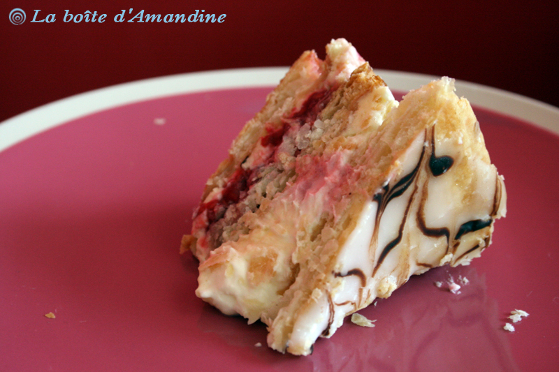 photo de Millefeuille aux framboises