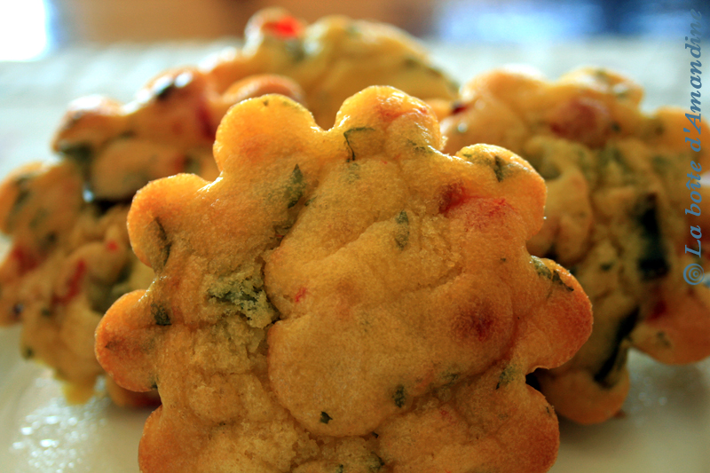 photo de Mini-cakes poivrons menthe