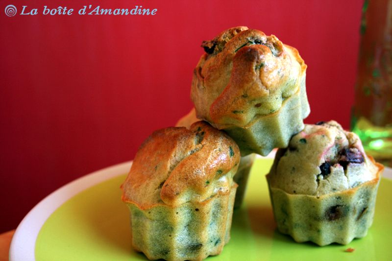 photo de Muffins betterave menthe