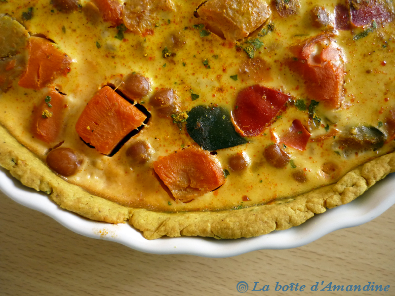 photo de Quiche aux légumes du soleil