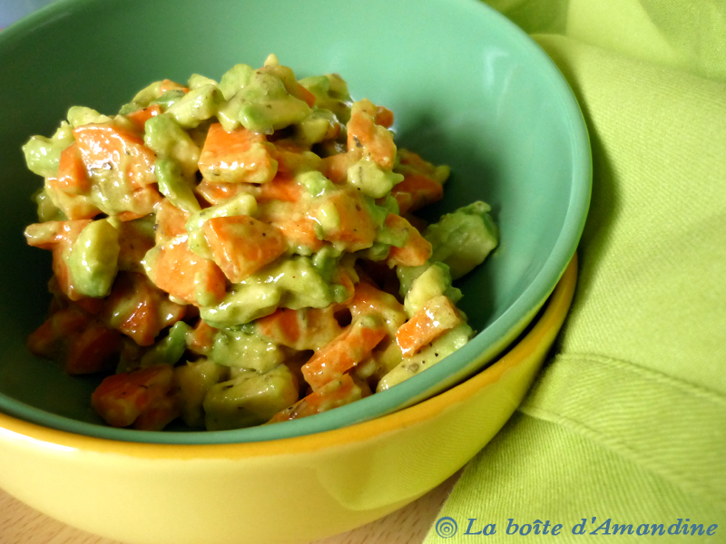 photo de Salade carottes avocats