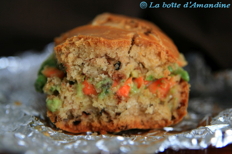 photo de Sandwich avocat carottes