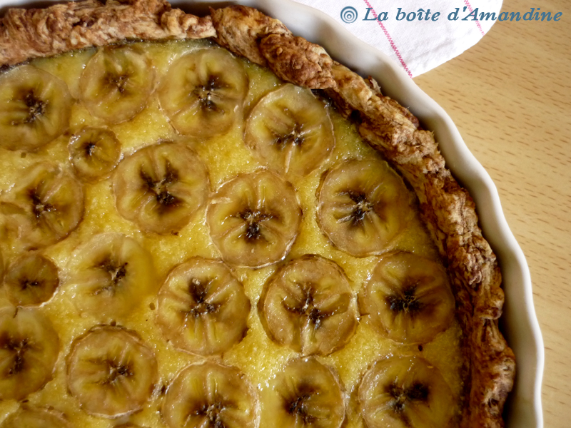 photo de Tarte banane coco chocolat