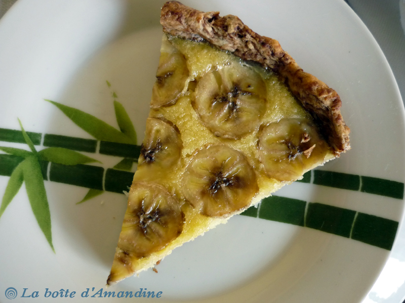 photo de Tarte banane coco chocolat