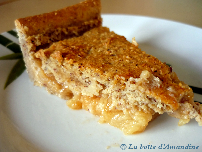 photo de Tarte coings noisettes