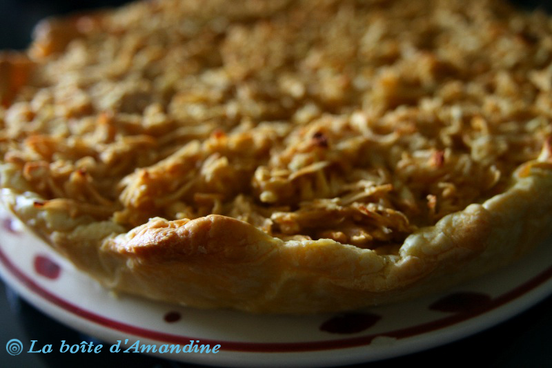 photo de Tarte pommes amandes