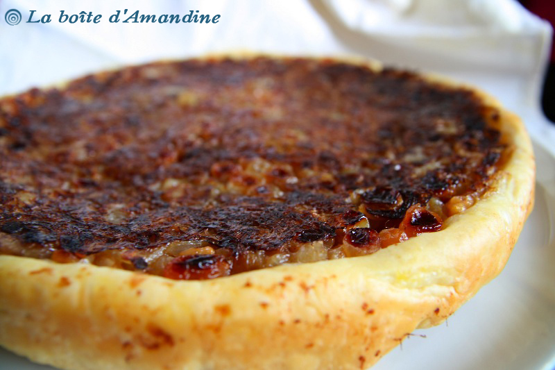 photo de Tarte tatin oignons raisins