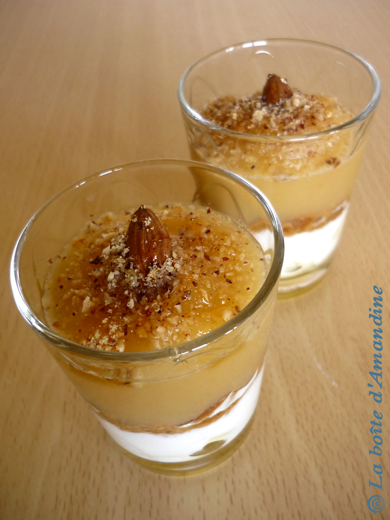 photo de Verrines pommes speculoos